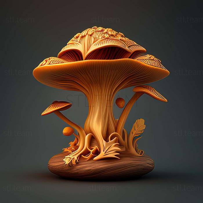 3д модель гриба